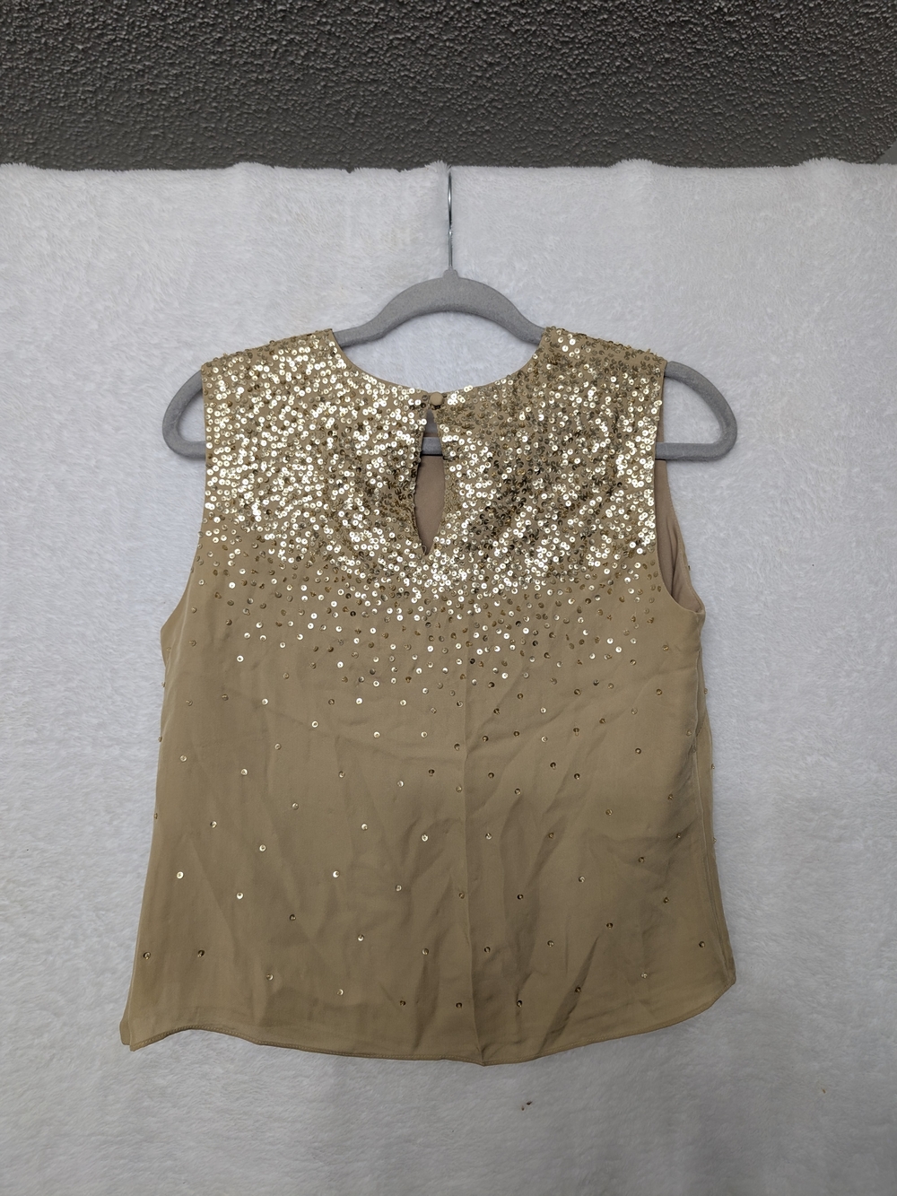 Talbots Gold Sequin Sleeveless Camisole - Picture 7 of 9